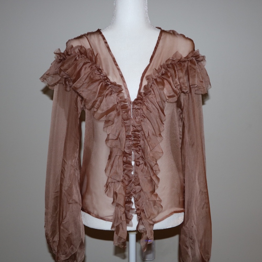 Beautiful blouse see through